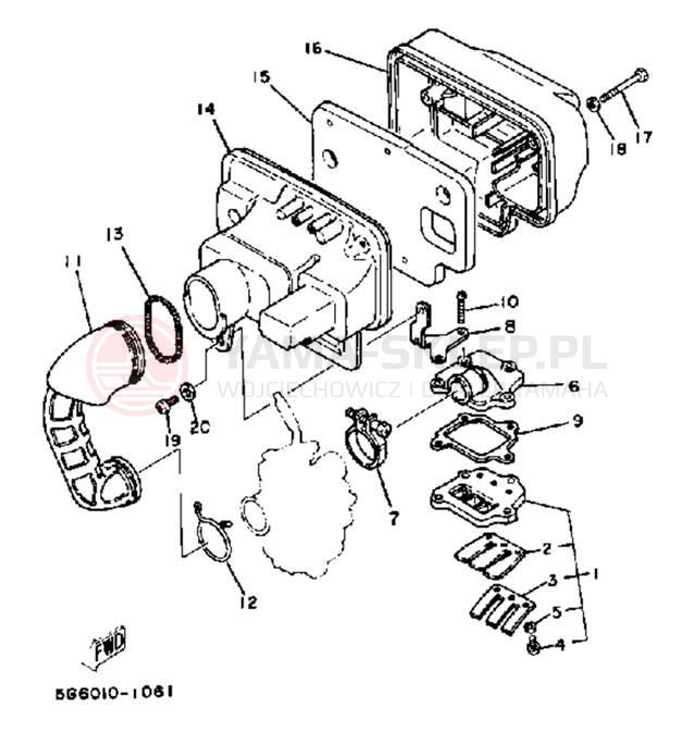 Schemat "Wtrysk paliwa" do Yamaha CV50L
