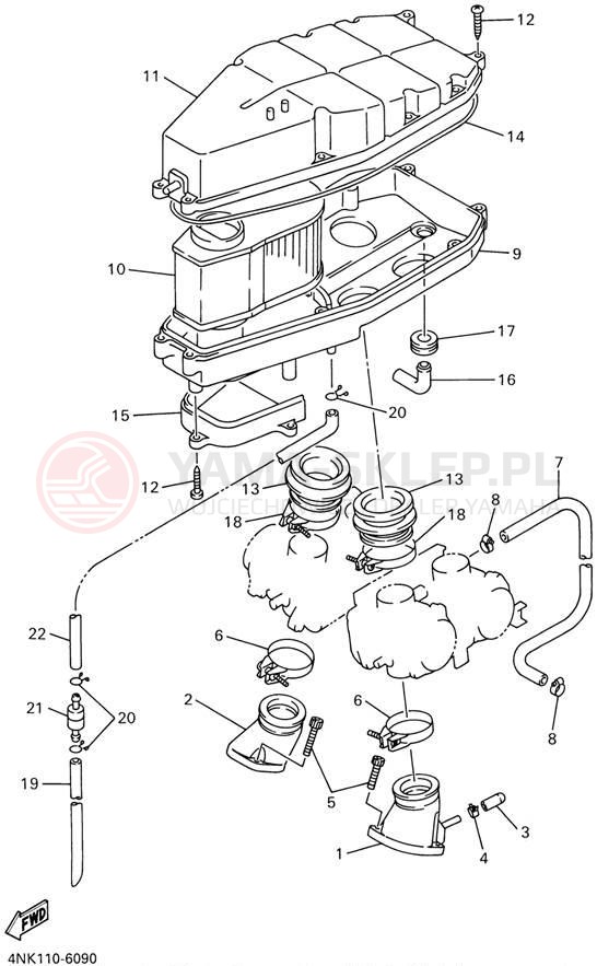 Schemat "Wtrysk paliwa" do Yamaha XVZ13LTN/XVZ13LTNC