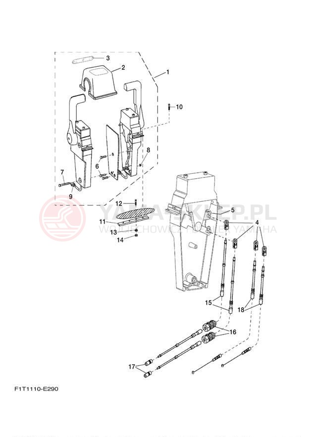 Schemat "Układ chlodzenia" do Yamaha AR210 FRT1100CF
