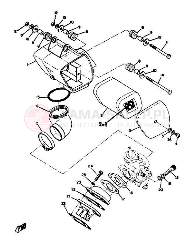 Schemat "Wtrysk paliwa" do Yamaha AT3_CT3 CT3/AT3