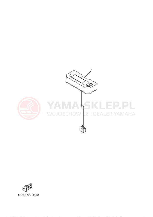 Schemat "licznik" do Yamaha RAPTOR 700 SE YFM7RSEZ