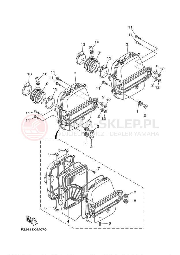 Schemat "Wtrysk paliwa" do Yamaha 212SS XAT1800CLM