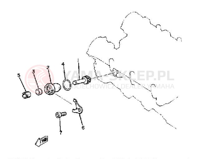 Schemat "Tryby licznika" do Yamaha XS850LG