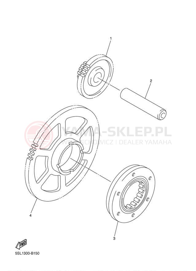 Schemat "rozrusznik" do Yamaha FZ-6 FZS6V/FZS6VC