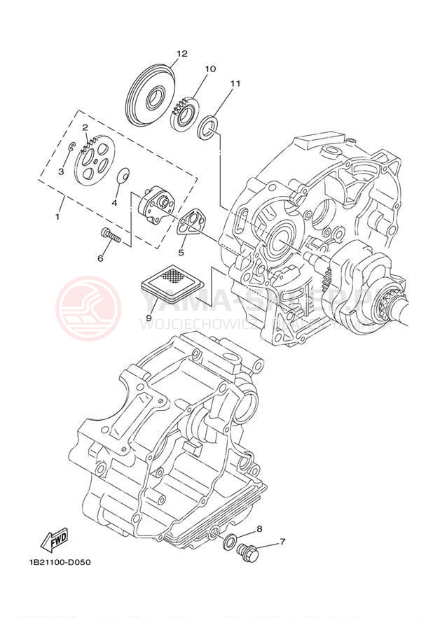 Schemat "Pompa olejowa" do Yamaha TT-R125LE TTR125LEW/TTR125EW