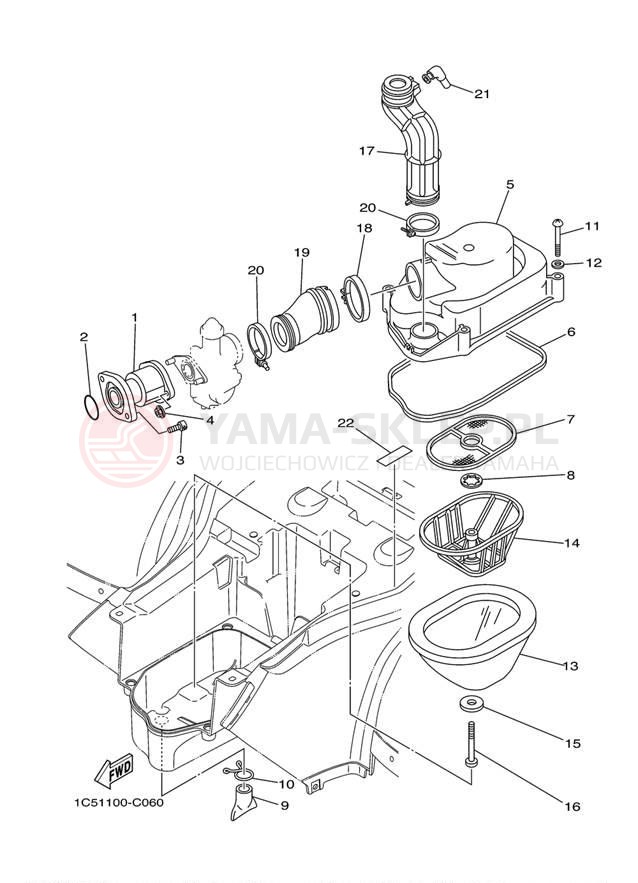 Schemat "Wtrysk paliwa" do Yamaha GRIZZLY 125 YFM125S