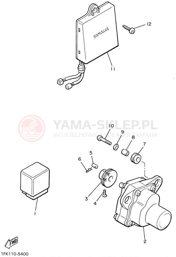 Schemat "Układ zapłonowy" do Yamaha V-MAX 1200 VMX12LC/VMX12L
