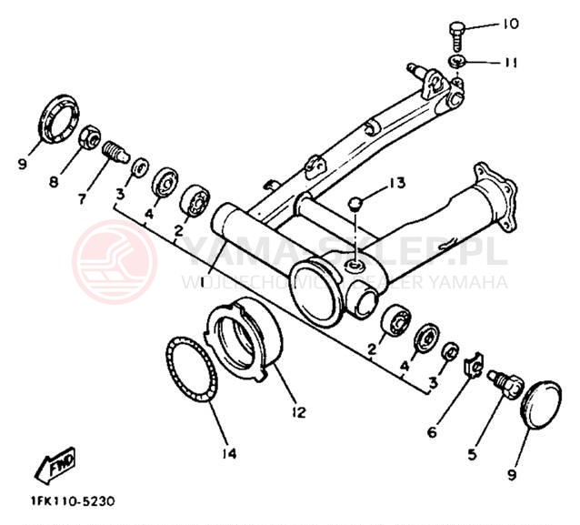 Schemat "wahacz" do Yamaha V-MAX 1200 VMX12AC/VMX12A