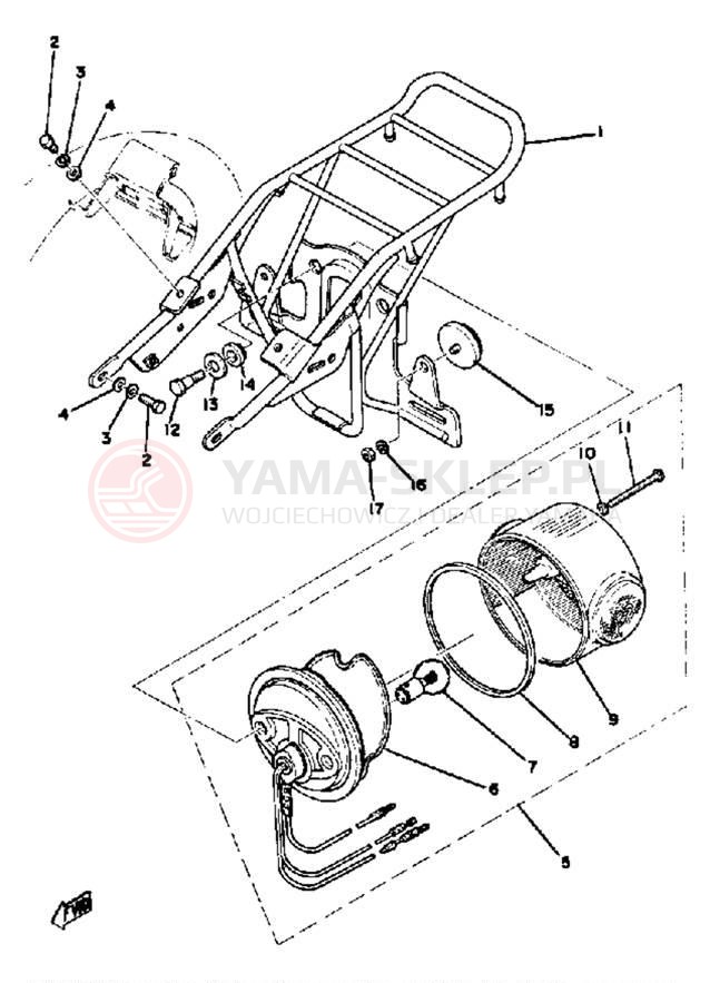 Schemat "Stelaż " do Yamaha LB802AE
