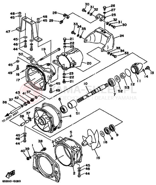 Schemat "JET UNIT" do Yamaha LS2000 LST1200X
