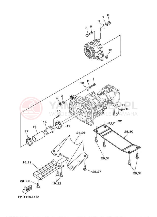 Schemat "JET UNIT" do Yamaha 212SS XAT1800CL