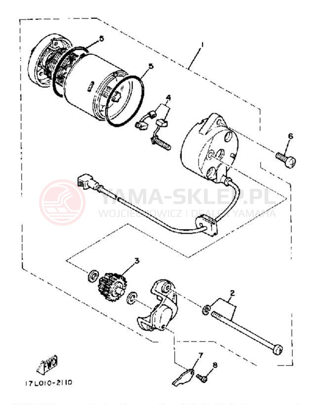 Schemat "rozrusznik" do Yamaha CV50L