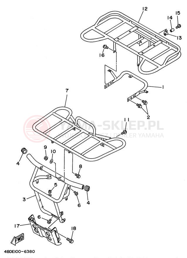 Schemat "gmole" do Yamaha YFB250H_MN/YFB250UH_M