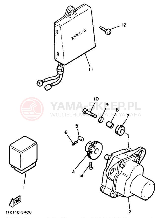 Schemat "sterownik" do Yamaha V-MAX 1200 VMX12AC/VMX12A
