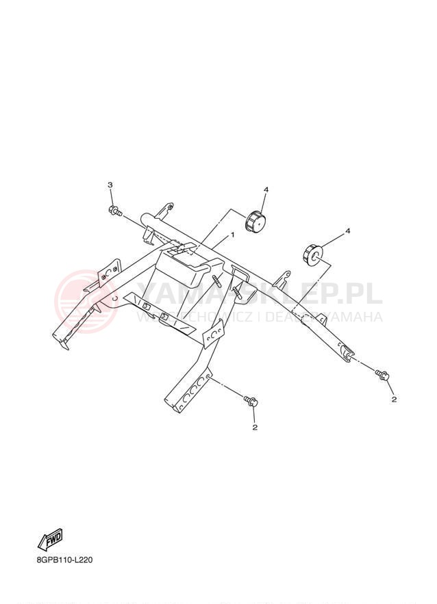 Schemat "STEERING GATE" do Yamaha PHAZER GT PZ50GTDW