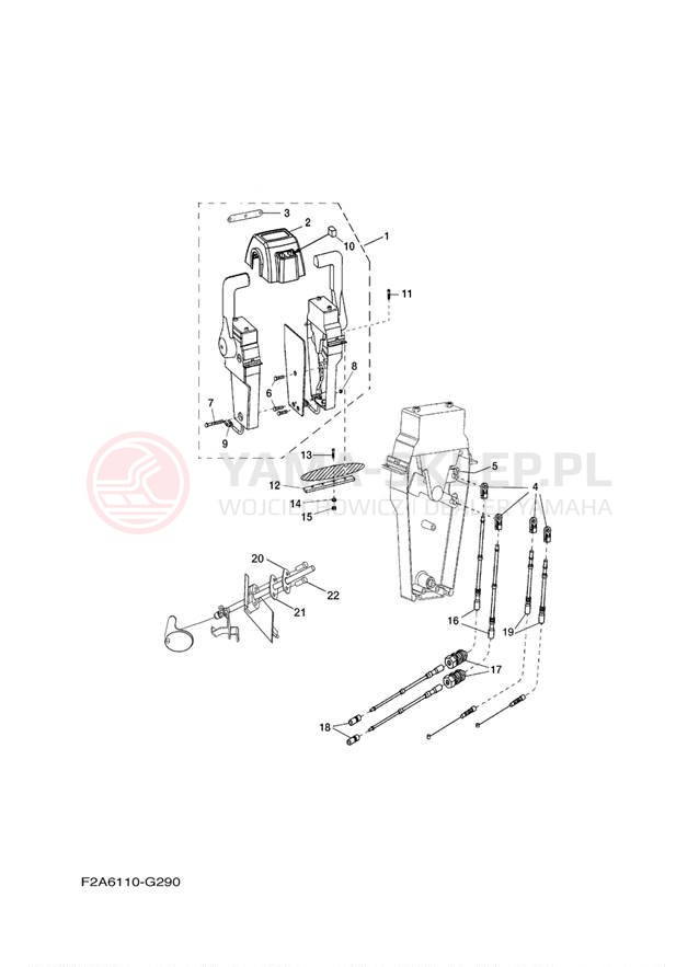 Schemat "Układ chlodzenia" do Yamaha 232 LIMITED S SXT1100GH