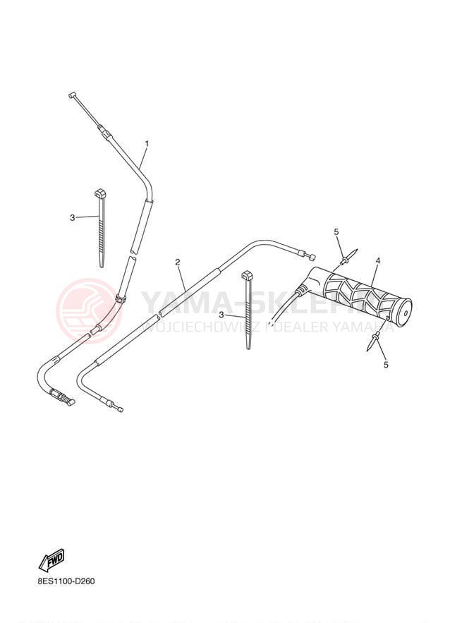 Schemat "Układ chlodzenia" do Yamaha RS VENTURE RST90BS