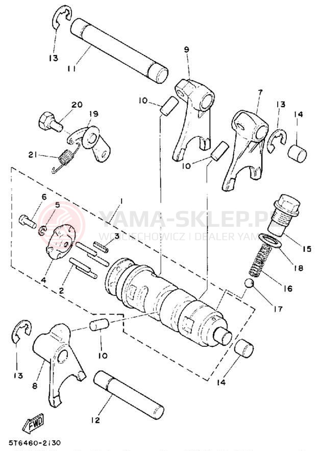 Schemat "Wodziki, automat" do Yamaha RT100E