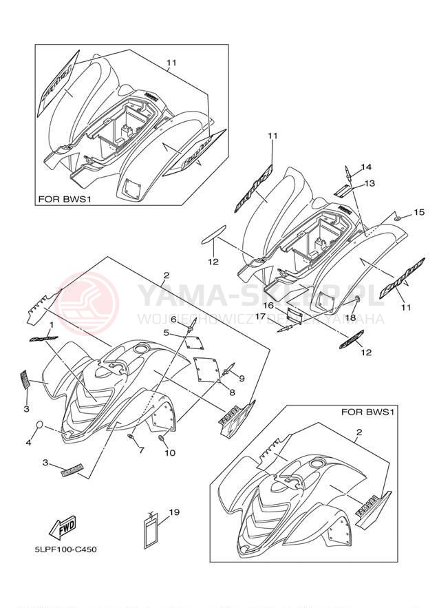 Schemat "naklejki" do Yamaha 660R RAPTOR YFM660RS