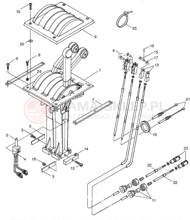 Schemat "Sterowanie napędem" do Yamaha LX2000 LST1200AA