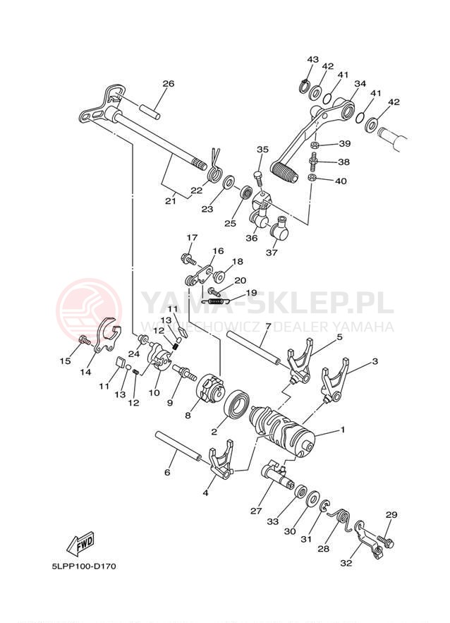 Schemat "Wodziki, automat" do Yamaha 660R RAPTOR YFM660RT