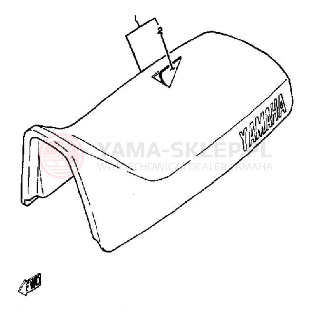 Schemat "siedzenie" do Yamaha PW50J