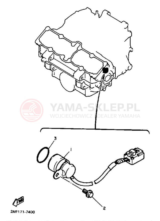 Schemat "Układ zapłonowy" do Yamaha FZ700TC/FZ700T