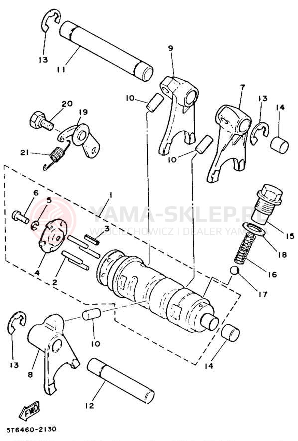 Schemat "Wodziki, automat" do Yamaha RT100F