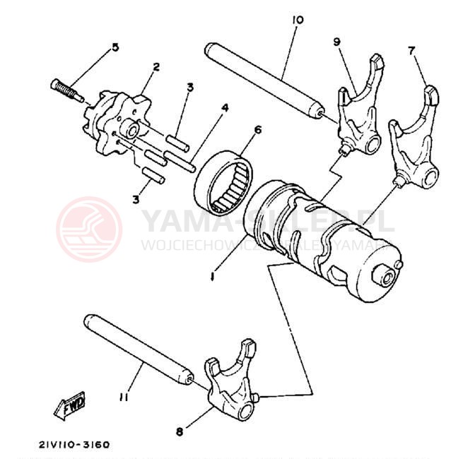 Schemat "Wodziki, automat" do Yamaha YTM200L YTM200K