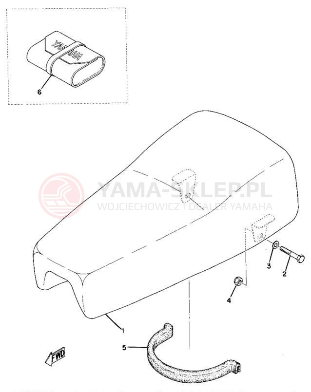 Schemat "siedzenie" do Yamaha MX360A/MX250A