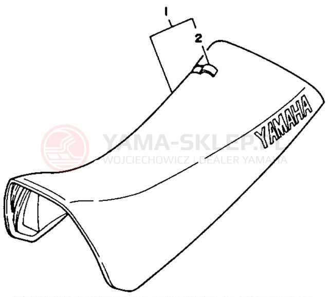 Schemat "siedzenie" do Yamaha BLASTER YFS200D