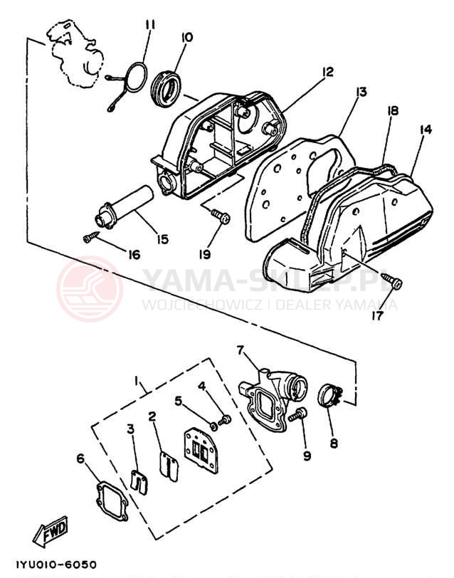 Schemat "Wtrysk paliwa" do Yamaha RAZZ SH50N