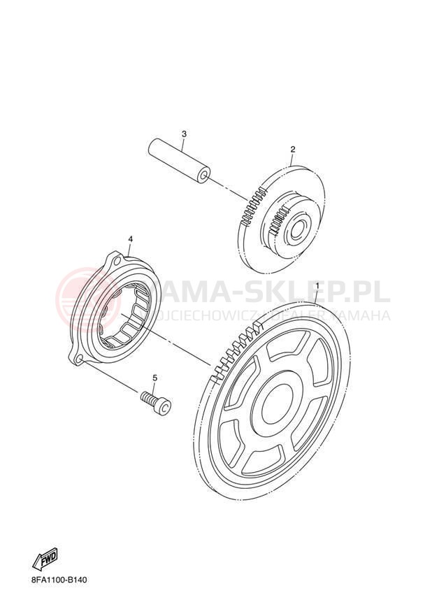 Schemat "rozrusznik" do Yamaha APEX SE RX10PSBB/RX10PSBL