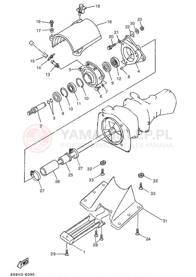 Schemat "JET UNIT" do Yamaha LX210 LST1200AC