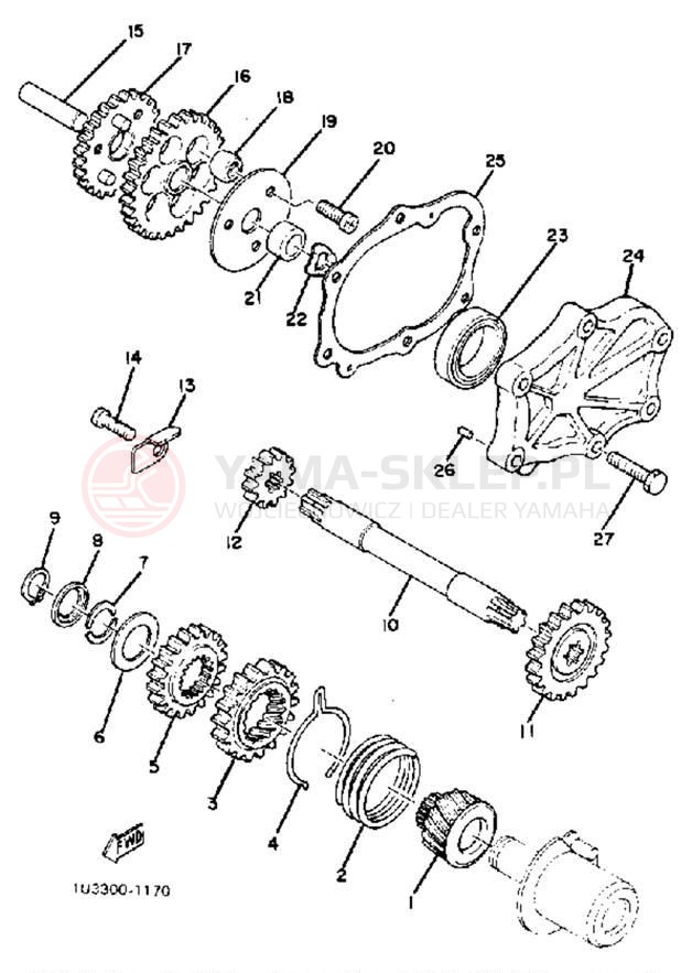 Schemat "rozrusznik" do Yamaha XS650SJ