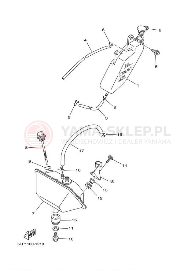 Schemat "Miska olejowa" do Yamaha 660R RAPTOR YFM660RN/YFM660RNC