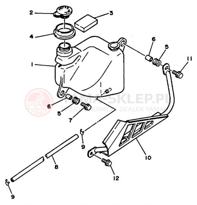 Schemat "Miska olejowa" do Yamaha BLASTER YFS200B_MN