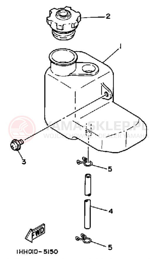 Schemat "Miska olejowa" do Yamaha CE50ET