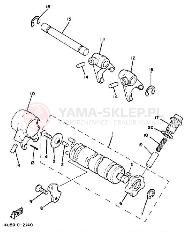 Schemat "Wodziki, automat" do Yamaha RX50L