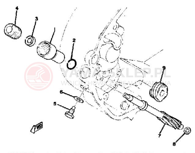 Schemat "Tryby licznika" do Yamaha XS650C
