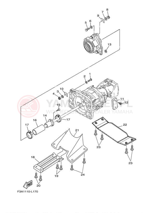 Schemat "JET UNIT" do Yamaha SX190 LATE RX1800CMB/RX1800DMB