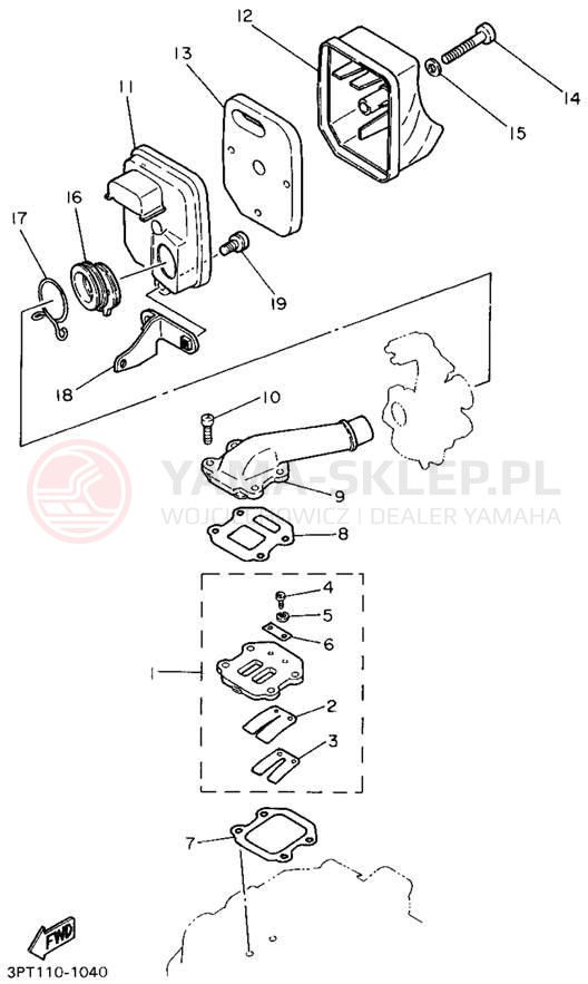 Schemat "Wtrysk paliwa" do Yamaha Y-ZINGER PW50G