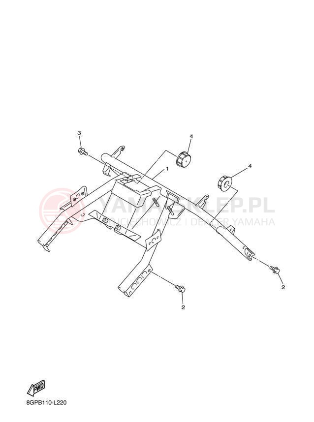 Schemat "STEERING GATE" do Yamaha PHAZER RTX PZ50RTEW