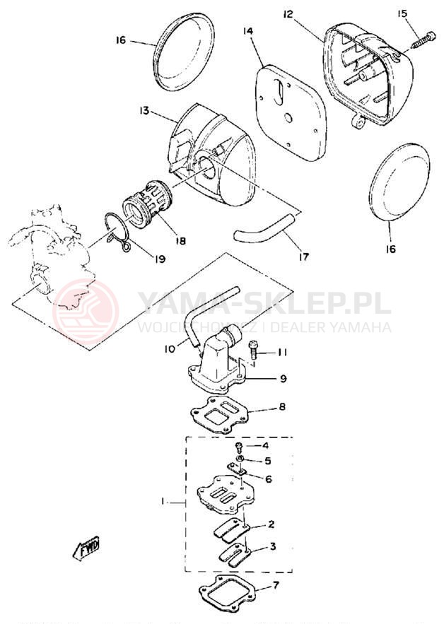 Schemat "Wtrysk paliwa" do Yamaha LC50G