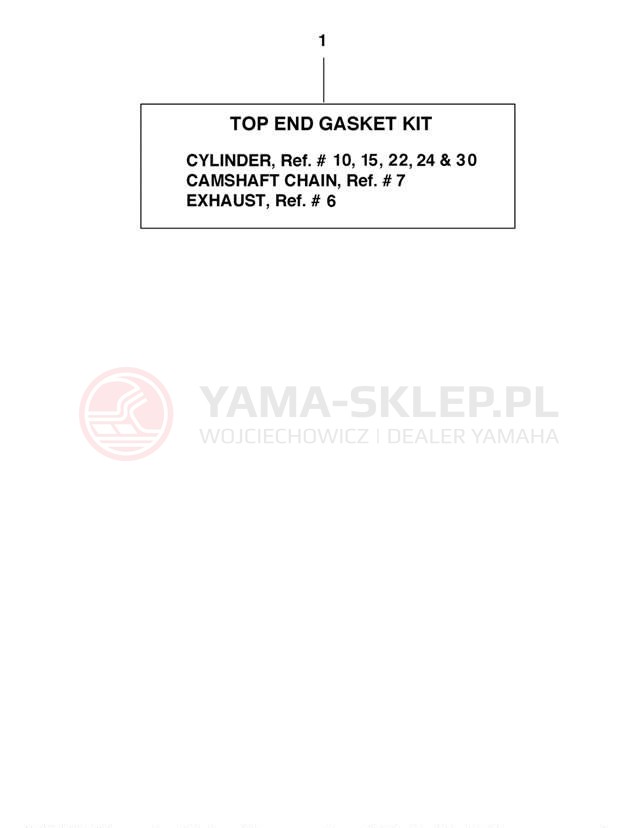 Schemat "częsci" do Yamaha YFZ450 YFZ450T