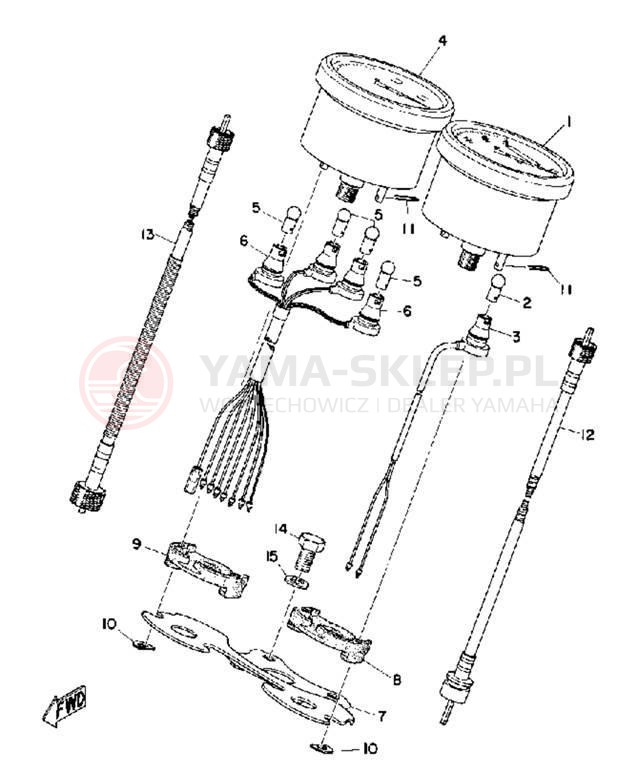 Schemat "Przędkościomierz" do Yamaha CS5