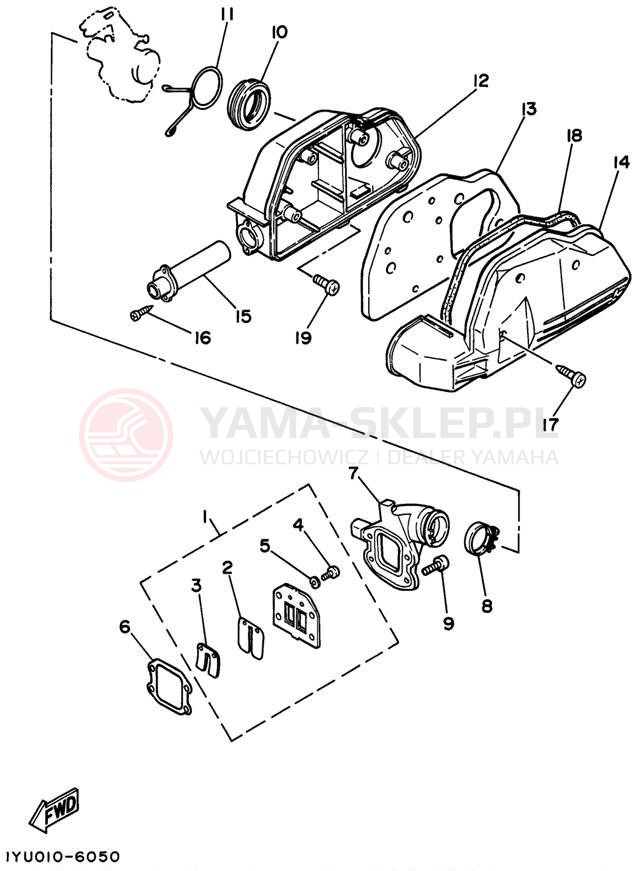 Schemat "Wtrysk paliwa" do Yamaha RAZZ SH50K