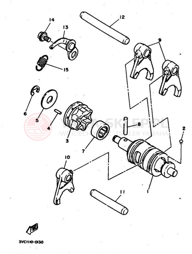 Schemat "Wodziki, automat" do Yamaha RT180G