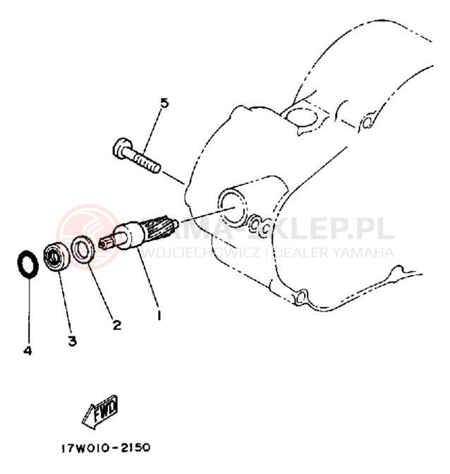 Schemat "Tryby licznika" do Yamaha ENDURO DT50U/DT50L/DT50LC
