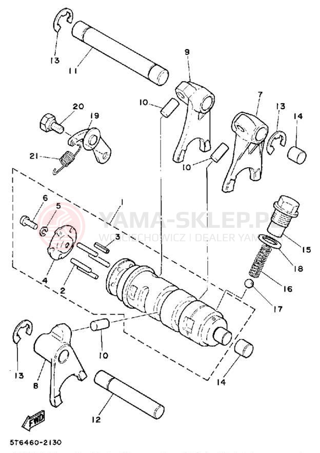Schemat "Wodziki, automat" do Yamaha RT100A